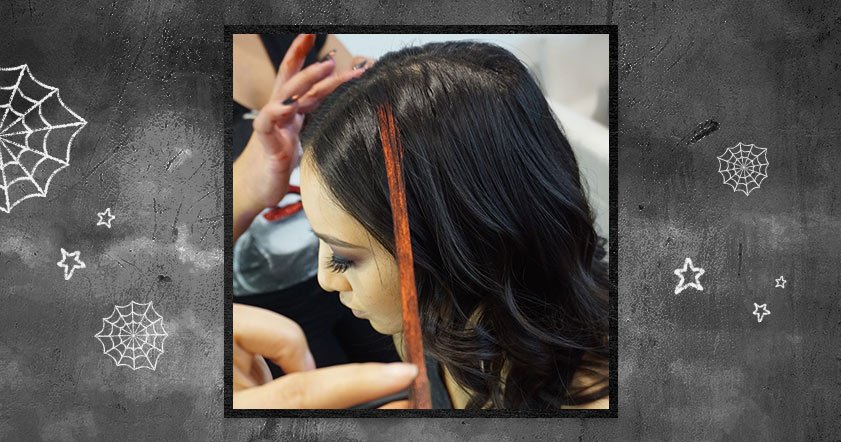 Loreal Paris BMAG How To Its Go Time 2 Last Minute Halloween Hair Ideas2 Step4